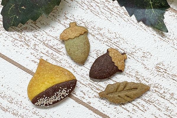 ミニクッキー　栗とどんぐり