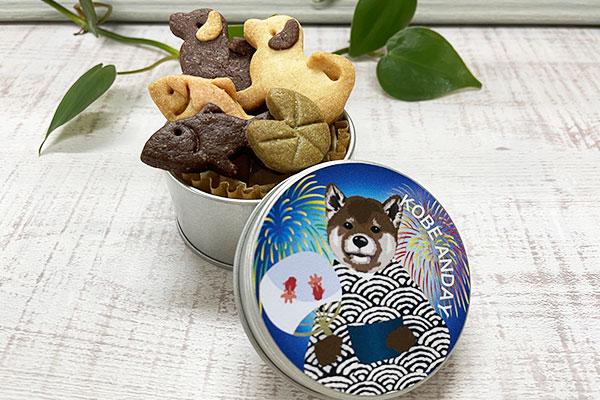 ミニ缶　花火イヌ