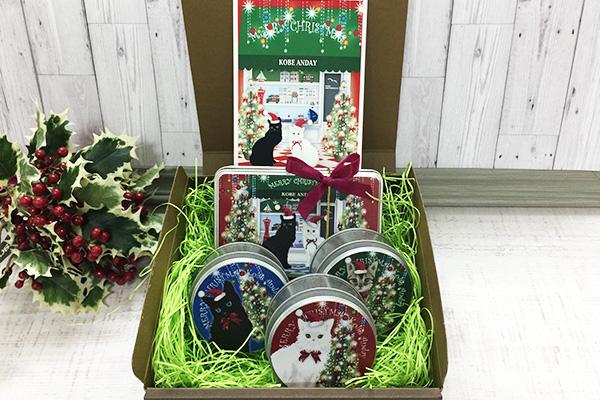 X'mas 缶セット　赤