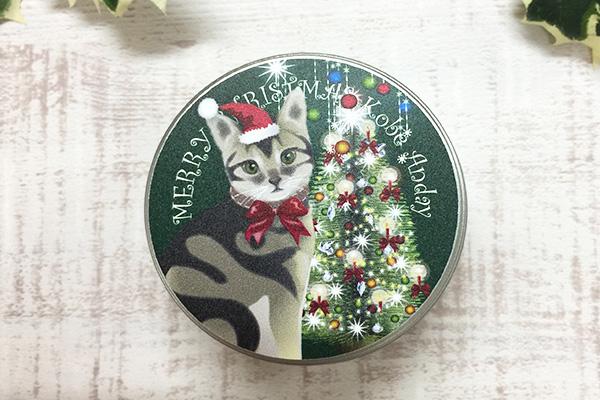 X‘mas ミニ缶 トラ猫