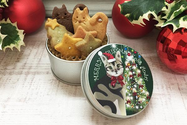 X‘mas ミニ缶 トラ猫